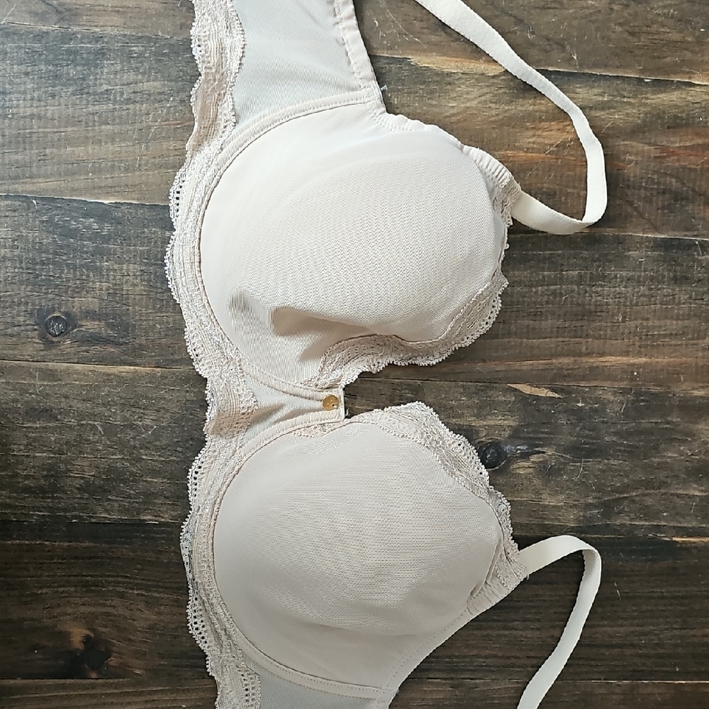 Natori 36 DDD Nude Lace Lined Bra
